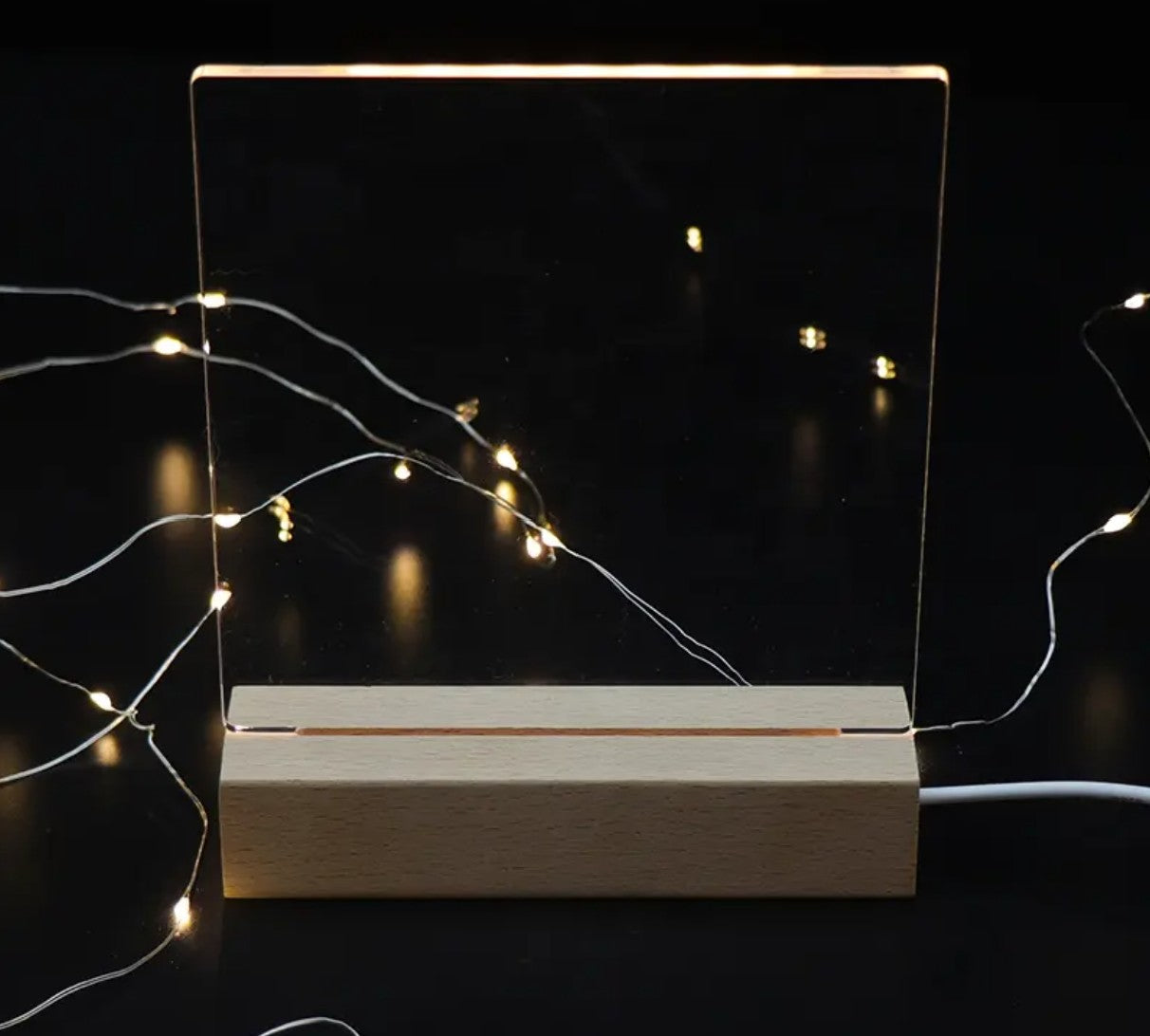 Personalized USB-Powered Message Board with Soft Ambient Light