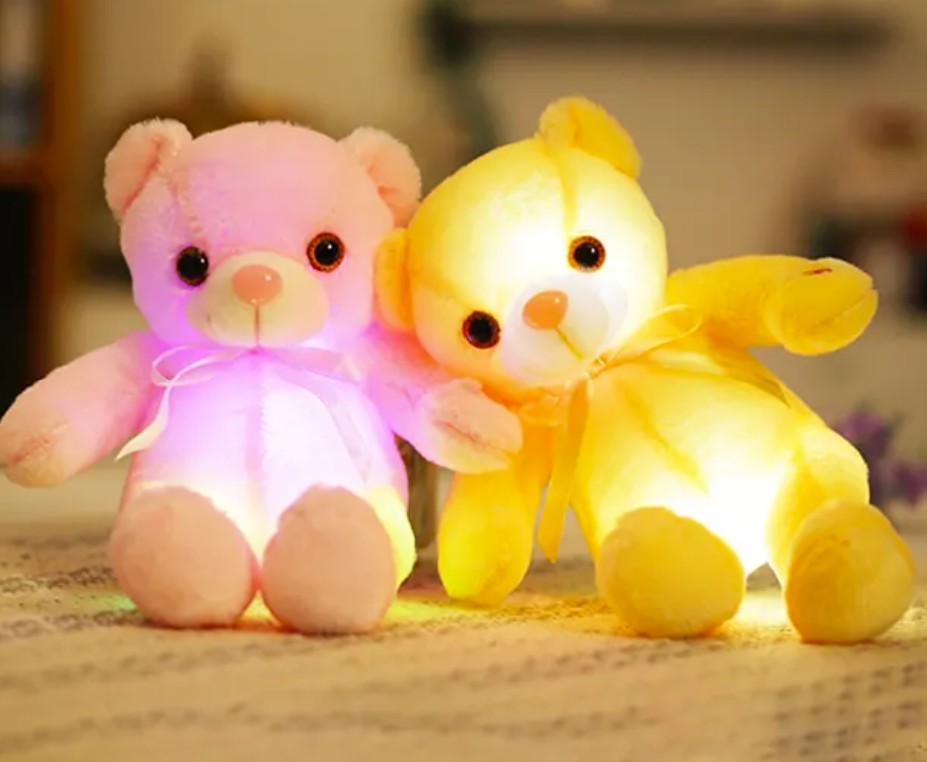 Light-Up Teddy Bear – The Perfect Glow of Love